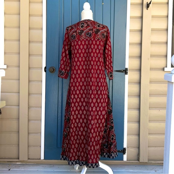 APRIL CORNELL Boho-chic maxi dress with a 70s vibe, Women’s Size Large - Picture 3 of 9